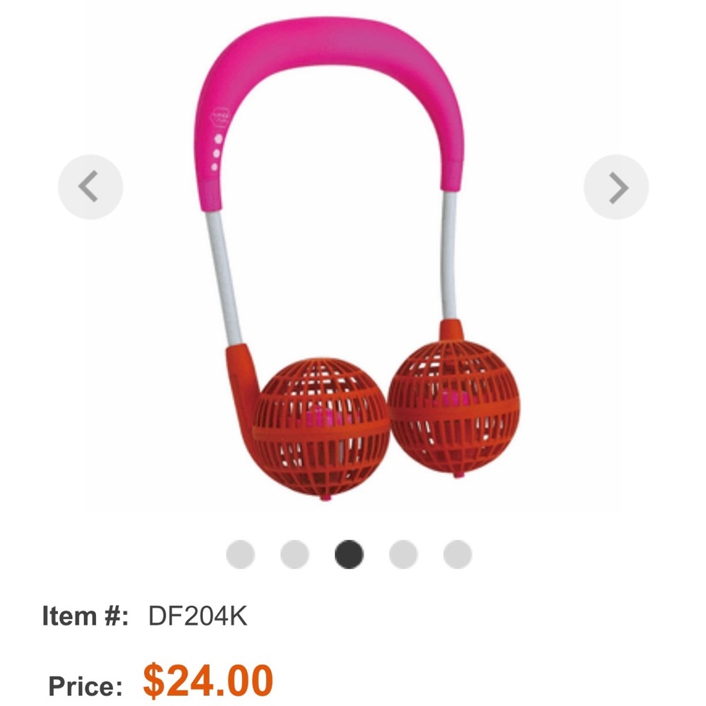 NIB W Fan hands-free kids fan